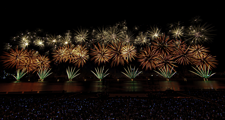 [안동=뉴시스] 포항불꽃축제. (사진=경북도 제공) 2022.08.28 *재판매 및 DB 금지