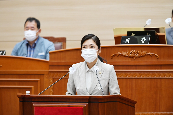 5분 발언하는 추보라 의원 *재판매 및 DB 금지