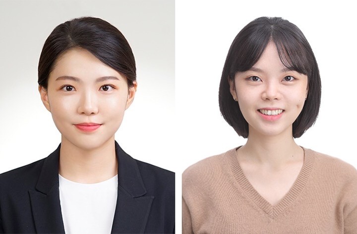 (왼쪽부터) 이화여대 의과대학 강승지 · 엄서현 학부생. 사진 이화여자대학교 *재판매 및 DB 금지