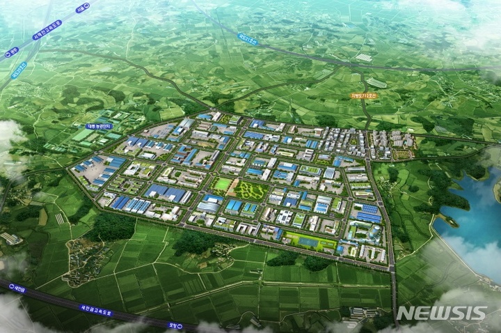 김제지평선산업단지 조감도