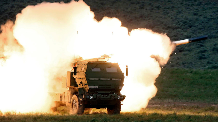 [AP/뉴시스] 미국이 우크라이나에 지원한 고속기동포병로켓시스템(HIMARS·하이마스)  *재판매 및 DB 금지