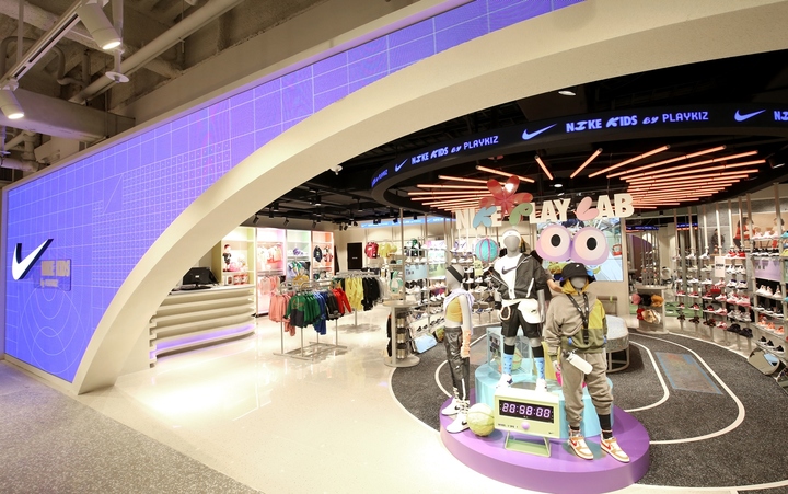 나이키 키즈 매장 전경(사진=롯데백화점 제공) *재판매 및 DB 금지