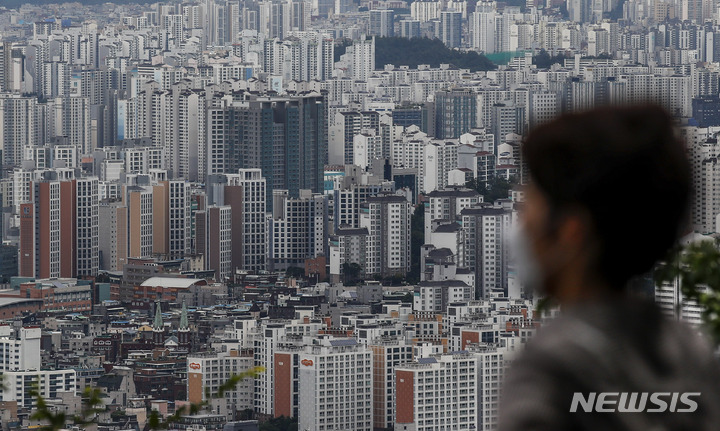 서울시내 아파트 단지. 뉴시스 자료사진.