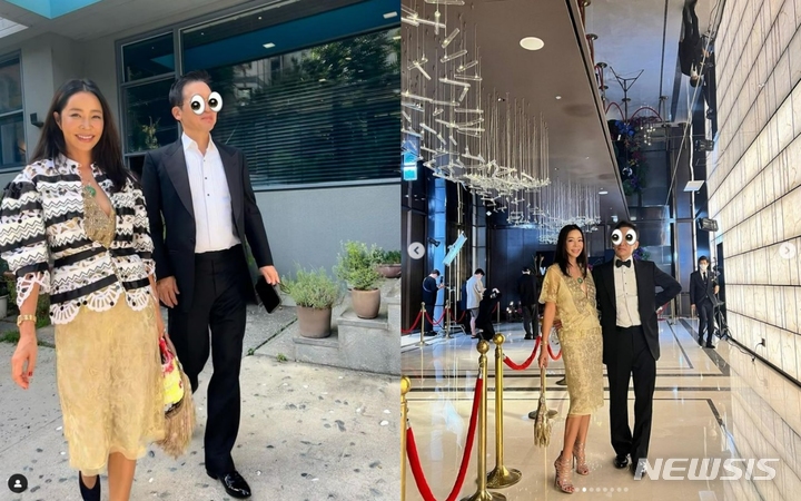 이혜영과 현재 남편 부재훈 부부의 과거 외출 사진