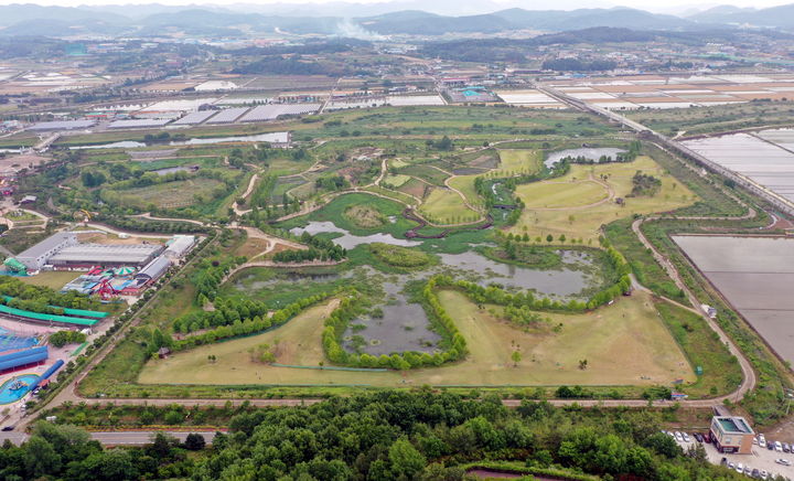 [함평=뉴시스] 전남 함평파크골프장 전경. (사진=함평군 제공) photo@newsis.com *재판매 및 DB 금지