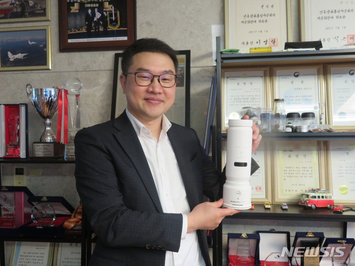 [부산=뉴시스] 이동민 기자 = 샤픈고트 권익환 대표. 2022.09.05. eastsky@newsis.com