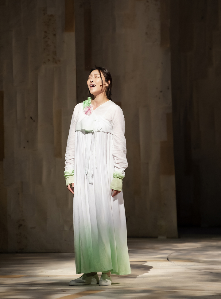 [서울=뉴시스]뮤지컬 '서편제' 공연 사진. 배우 차지연. (사진=PAGE1 제공) 2022.09.05. photo@newsis.com *재판매 및 DB 금지