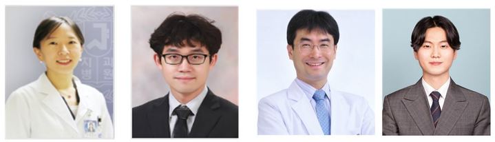 (왼쪽부터) 서울대 치의학대학원 구강내과진단학교실 박지운 교수, 예방치학교실 조현재 교수, 서울대병원 가정의학과 박상민 교수, 예방치학교실 박사과정 김선집. 사진 서울대학교 *재판매 및 DB 금지