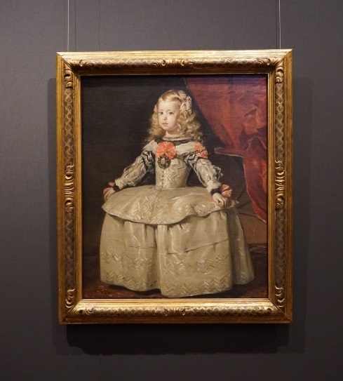 '합스부르크 왕가 600년전'을 통해 만나볼 수 있는 벨라스케스의 '흰옷을 입은 마르가리타 테레사의 초상'(비엔나 미술사 박물관 소장). (사진=오스트리아관광청 인스타그램) photo@newsis.com *재판매 및 DB 금지