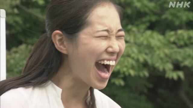 [서울=뉴시스] '큰소리 콘테스트' 참가자. (사진출처: NHK 방송) 2022.09.07 *재판매 및 DB 금지