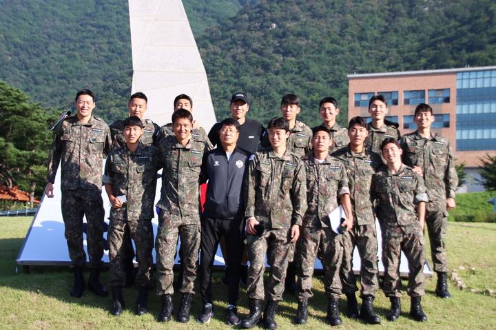 [서울=뉴시스]김천상무 전역자. 2022.09.07. (사진=김천상무 제공) *재판매 및 DB 금지