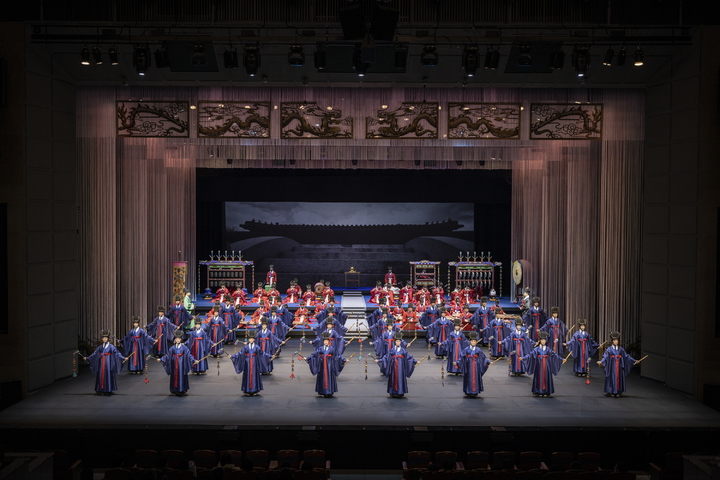 [서울=뉴시스]국립국악원 종묘제례악 공연. (사진=국립국악원 제공) 2022.09.07. photo@newsis.com&nbsp;&nbsp; *재판매 및 DB 금지