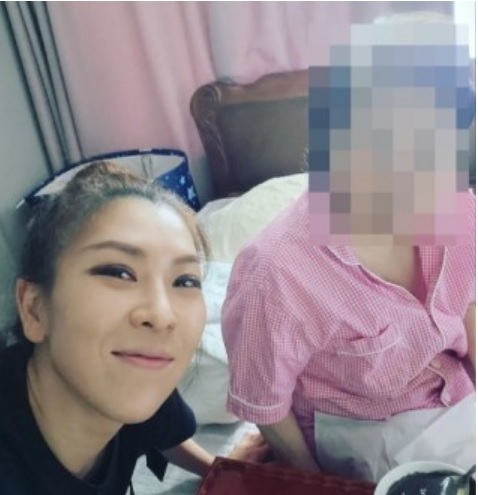 [서울=뉴시스] 지이와 터틀맨 모친의 모습 2022.09.08 (사진=인스타그램) photo@newsis.com *재판매 및 DB 금지