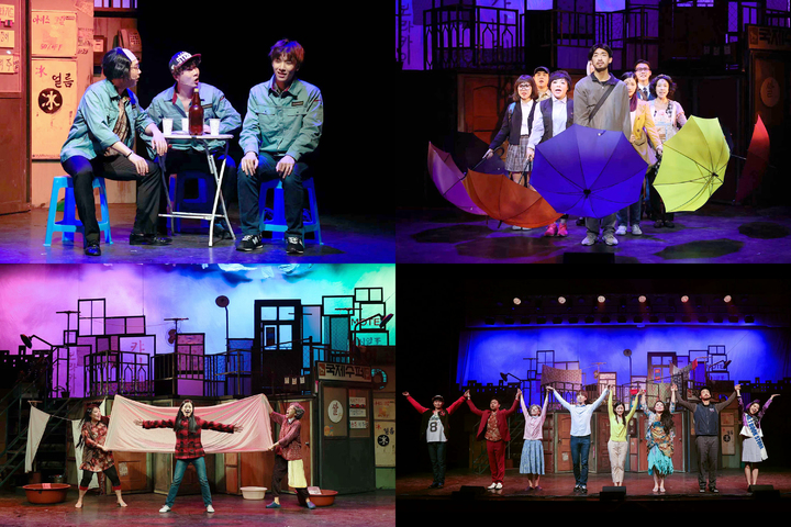 [서울=뉴시스]뮤지컬 '빨래' 중국 라이선스 공연 사진. (사진=㈜씨에이치수박 제공) 2022.09.13. photo@newsis.com *재판매 및 DB 금지