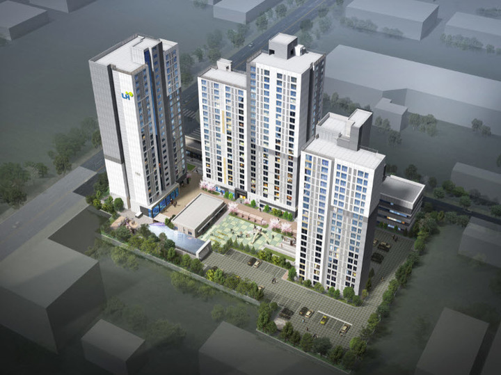 [청주=뉴시스] 충북 청주시 흥덕구 송정동 행복주택 조감도. (사진=청주시 제공) photo@newsis.com *재판매 및 DB 금지