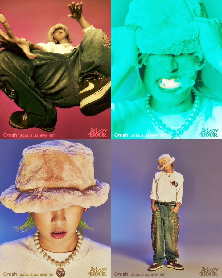 [서울=뉴시스] 크러쉬 '러쉬 아워' 콘셉트 포토. 2022.09.14. (사진=피네이션 제공) photo@newsis.com*재판매 및 DB 금지 *재판매 및 DB 금지