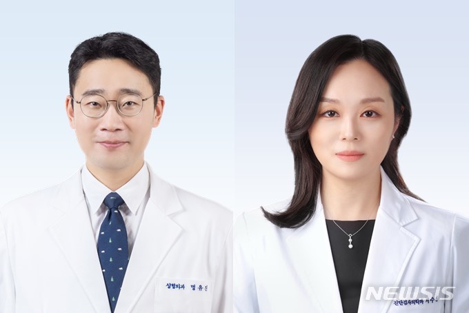 [서울=뉴시스]왼쪽부터 분당서울대병원 성형외과 명유진 진단검사의학과 서수현 교수. (사진= 분당서울대병원 제공) 2022.09.14