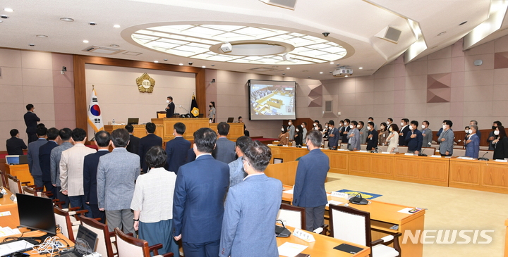 양주시의회 제346회 정례회 개회…행정사무감사 진행 