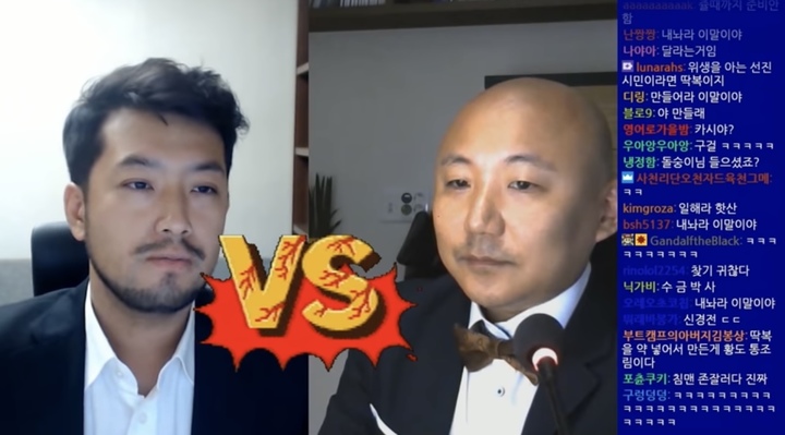 [서울=뉴시스] 침착맨, 주호민. 2022.09.17. (사진 = 유튜브 캡처) photo@newsis.com *재판매 및 DB 금지