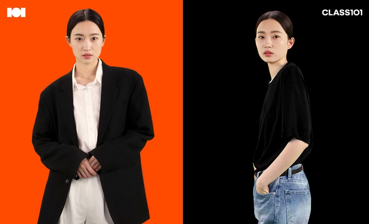 [서울=뉴시스] 클래스101 버추얼 인간 백하나 이미지. (사진=클래스101 제공) 2023.01.26. photo@newsis.com *재판매 및 DB 금지