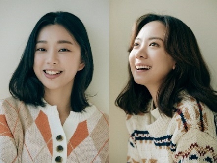 [서울=뉴시스]연극 '눈을 뜻하는 수백 가지 단어들'에 출연하는 유주혜, 송상은. (사진=엠피앤컴퍼니 제공) 2022.09.21. photo@newsis.com *재판매 및 DB 금지