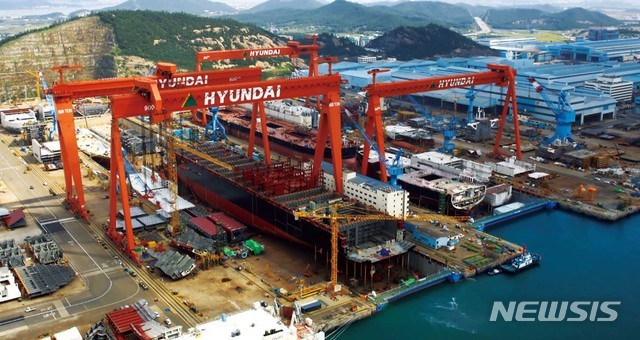 [서울=뉴시스] 현대삼호중공업 도크 전경.&nbsp; *재판매 및 DB 금지