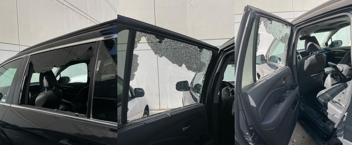 [서울=뉴시스]도난당한 차 사진. 2022.09.22. (사진=아이비 인스타그램 캡처) photo@newsis.com*재판매 및 DB 금지 *재판매 및 DB 금지