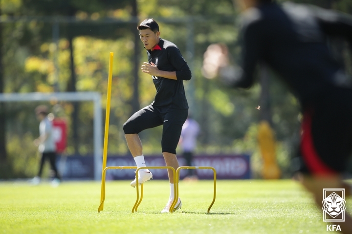 [서울=뉴시스]축구국가대표 수비수 김민재. (사진=대한축구협회 제공)