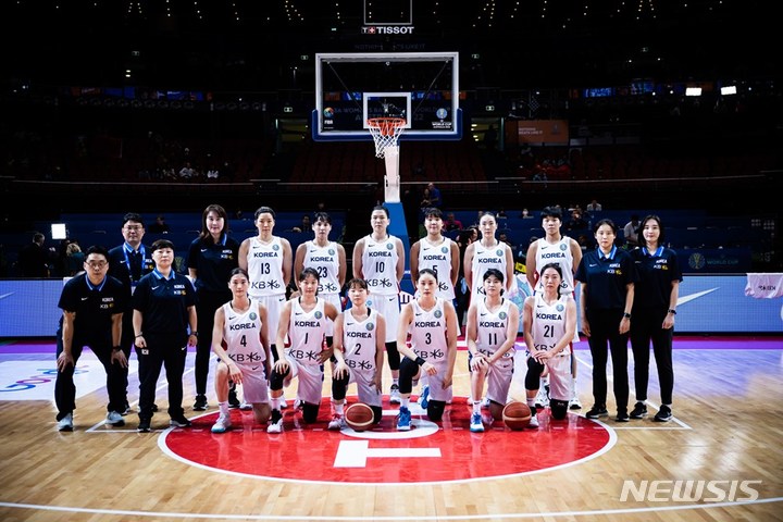 [서울=뉴시스]여자농구 2022 호주월드컵 (사진 = FIBA 제공)