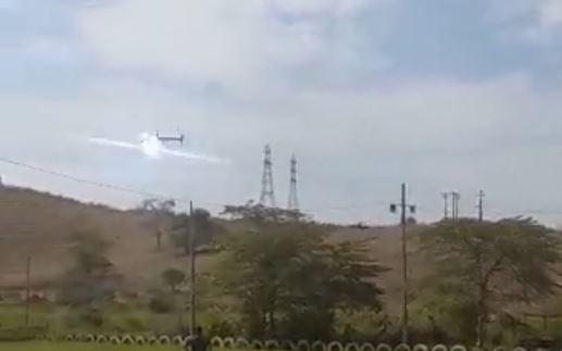 하원의원, 부시장, 조종사 등 4명이 탑승한 헬리콥터가 전깃줄에 걸려 추락했으나 탑승객들은 기적적으로 모두 살아났다. 출처 Gazeta Brasil *재판매 및 DB 금지