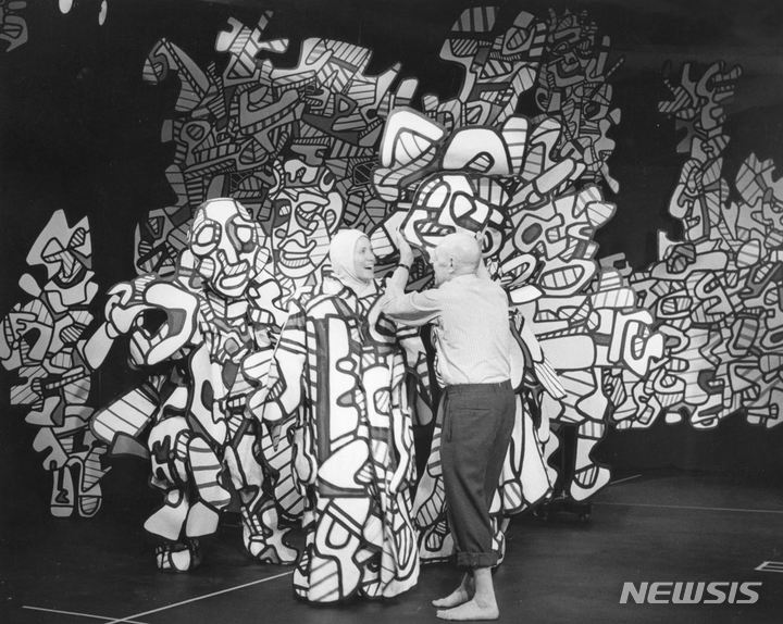 [서울=뉴시스]Robert E.Mates & Susan Lazarus © Archives Fondation Dubuffet, Paris / ADAGP, Paris/SACKS, Seoul, 2022