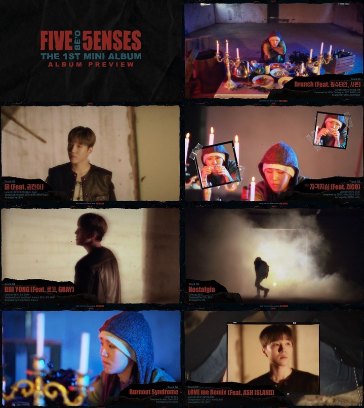 [서울=뉴시스] 비오 FIVE SENSES 앨범 프리뷰.2022.09.27. (사진 = 빅플래닛메이드엔터 제공) photo@newsis.com *재판매 및 DB 금지