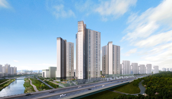 [서울=뉴시스] 홍찬선 기자 = 유승종합건설이 내달 강원도 원주혁신도시에 선보이는 유승한내들 더 스카이의 모습. (사진=유승종합건설 제공) 2022.10.05. photo@newsis.com&nbsp; *재판매 및 DB 금지