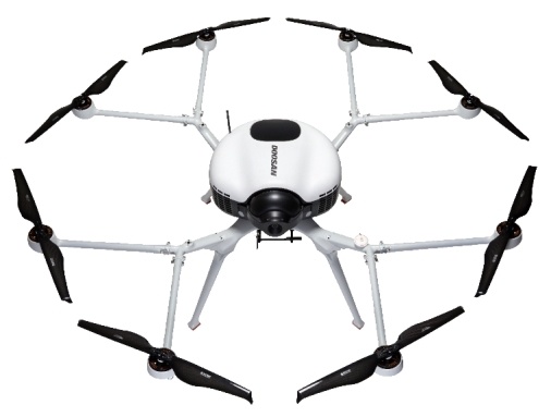 [제주=뉴시스] 8·9·15·16일 나흘 동안 피자를 배송하게 될 수소드론. (사진=제주도 제공) 2022.10.07. photo@newsis.com *재판매 및 DB 금지