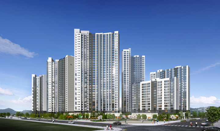 리버센 SK뷰 롯데캐슬-투시도(사진 제공=SK에코플랜트) *재판매 및 DB 금지