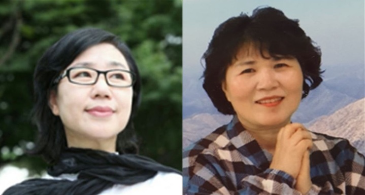 이호우·이영도 시조문학상 공동수상자, 강현덕(왼쪽)·문희숙 시인 *재판매 및 DB 금지