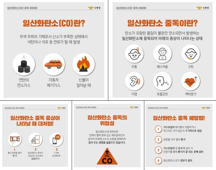 '무색무취' 침묵의 살인자 일산화탄소 주의보