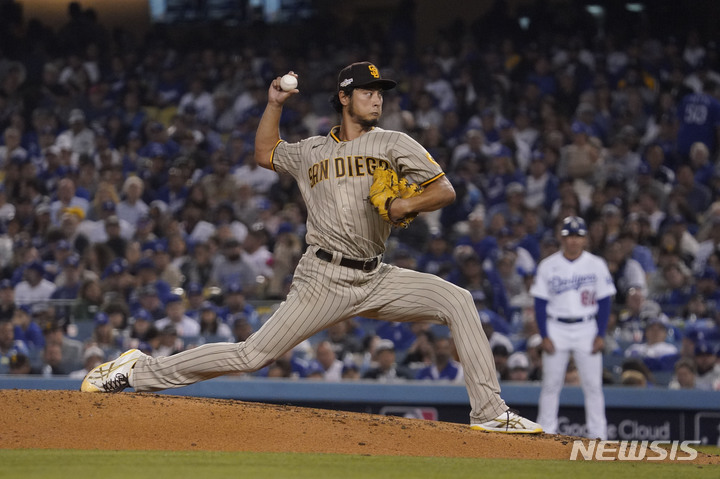 [로스앤젤레스=AP/뉴시스] 다르빗슈 유