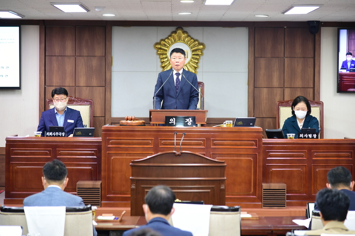 순천시의회 본회의장에서 14일 제264회 임시회가 열리고 있다. *재판매 및 DB 금지