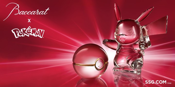 SSG닷컴, 명품 리빙 '바카라' 제작 포켓몬 크리스탈 에디션 판매