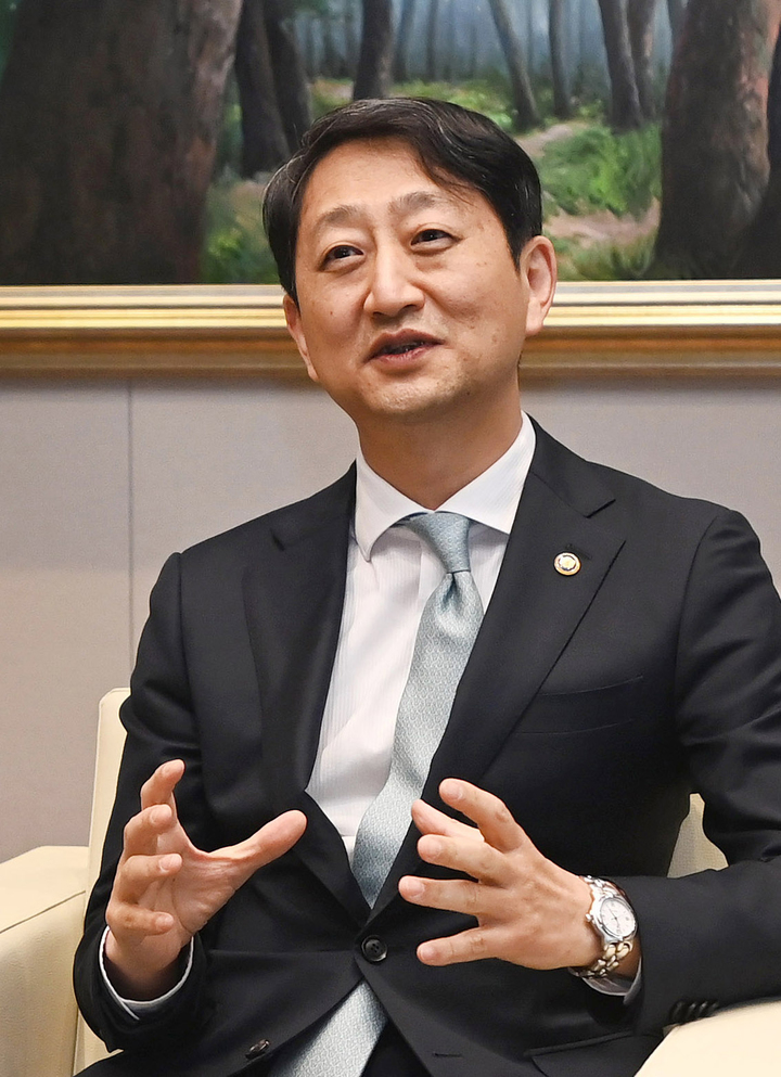 [서울=뉴시스] 김금보 기자 = 안덕근 산업통상자원부 통상교섭본부장. (사진=산업통상자원부 제공) 2022.10.17. photo@newsis.com *재판매 및 DB 금지