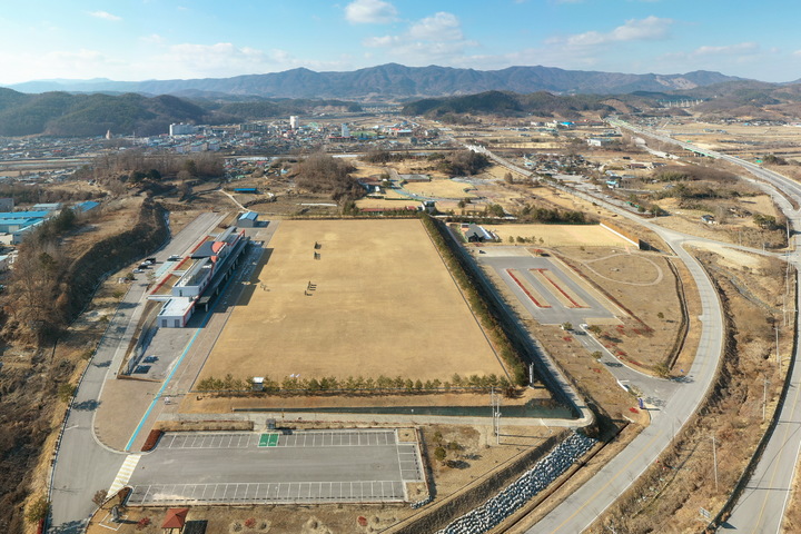 임실군 오수면 일원의 양궁장 주변의 '전라북도 국제양궁장 전지훈련센터' 건립 예정지. *재판매 및 DB 금지