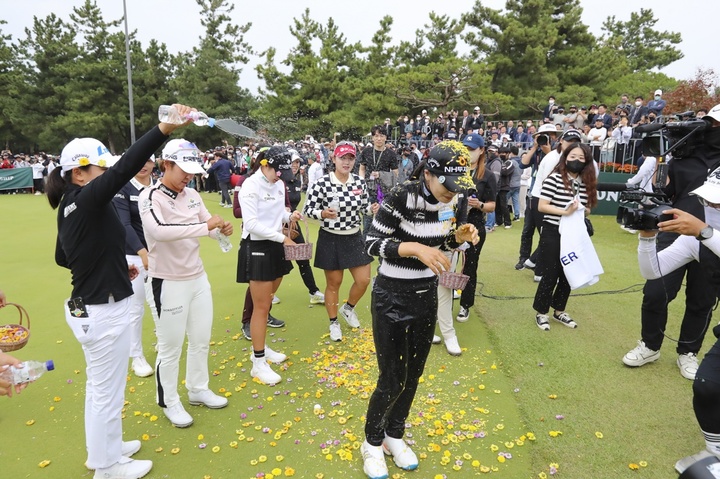 익산CC에서 개최된 한국여자프로골프(KLPGA) 투어 ‘동부건설·한국토지신탁 챔피언십’  *재판매 및 DB 금지