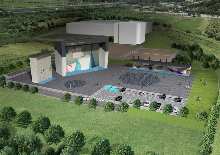 [청주=뉴시스] 충북 청주시 인공 암벽장 조감도. photo@newsis.com *재판매 및 DB 금지