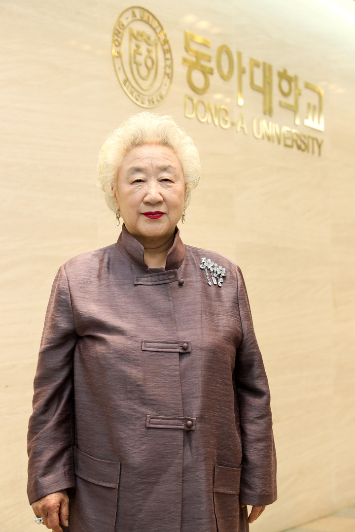 [부산=뉴시스] 오낭자 동아대 석좌교수. (사진=동아대 제공) *재판매 및 DB 금지