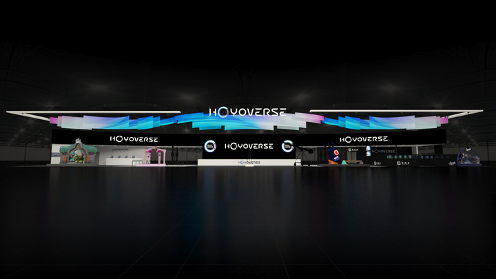 [서울=뉴시스] 호요버스는 오는 11월 17일부터 20일까지 부산 벡스코(BEXCO)에서 개최되는 국제 게임 전시회 ‘지스타 2022(G-STAR 2022)’에 앞서 실내 부스 조감도를 25일 공개했다.(사진=호요버스 제공).2022.10.25 *재판매 및 DB 금지