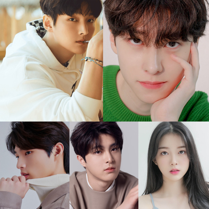 [서울=뉴시스] (위쪽부터) SF9 백주호·김인성·박태인·권산·채수아. 2022.10.25. (사진=아이윌미디어 제공) photo@newsis.com *재판매 및 DB 금지 *재판매 및 DB 금지