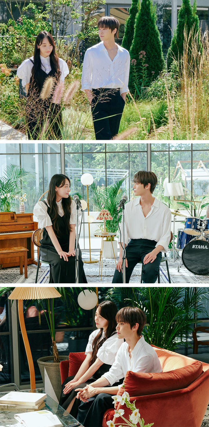 [서울=뉴시스] 배우 김민하, 'NCT' 도영 'Fallin'' 메이킹 필름 2022.10.25. (사진= 아이돌스쿨 제공)photo@newsis.com *재판매 및 DB 금지