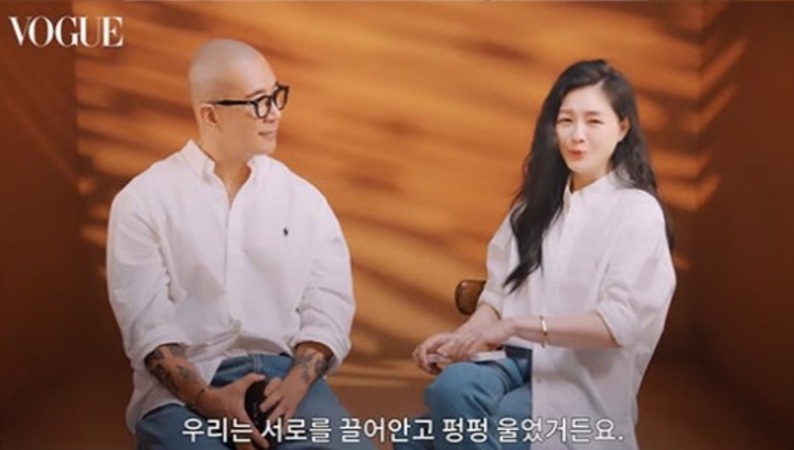 [서울=뉴시스] 구준엽(왼쪽), 서희원 2025.02.03 (사진=유튜브 보그 타이완 캡처) photo@newsis.com *재판매 및 DB 금지