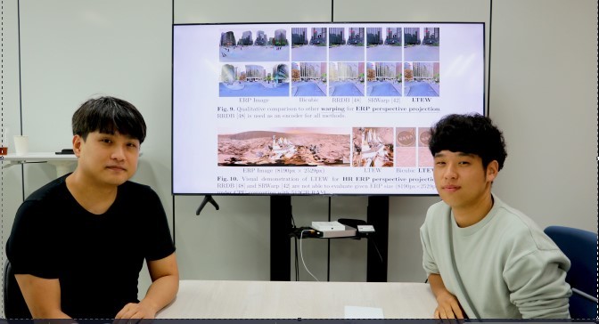 DGIST 전기전자컴퓨터공학과 진경환 교수(왼쪽)와 정보통신융합연구소 이재원 연구원. *재판매 및 DB 금지